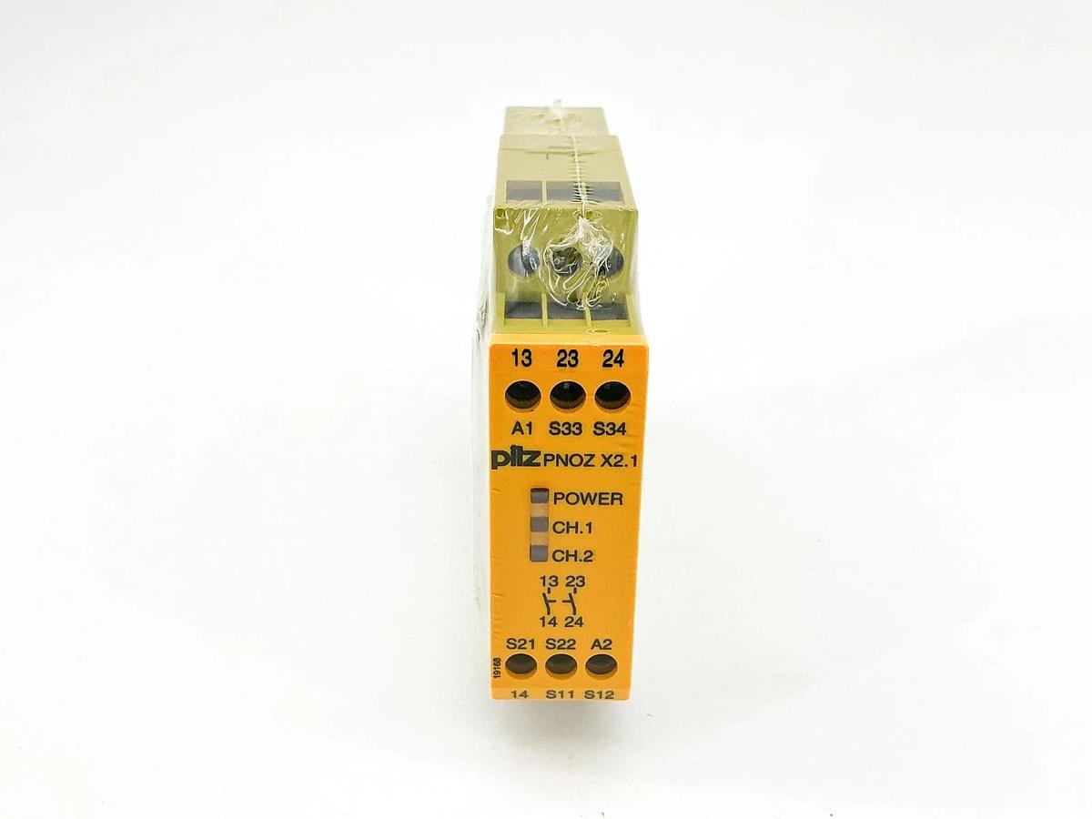 New Pilz PNOZ X2.1 24VAC/DC 2N/O Safety Relay 774306