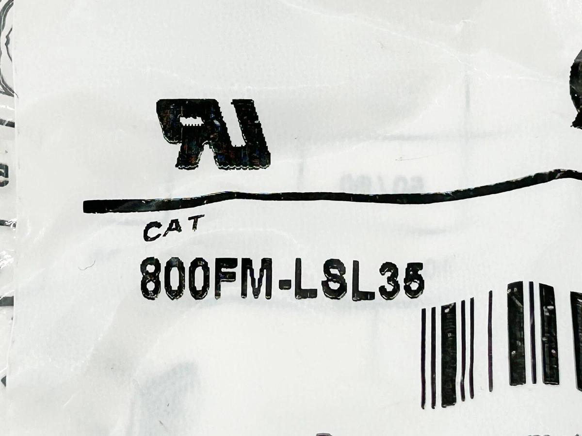 New Allen Bradley 800FM-LSL35 3 Position Illuminated Selector Switch Yellow