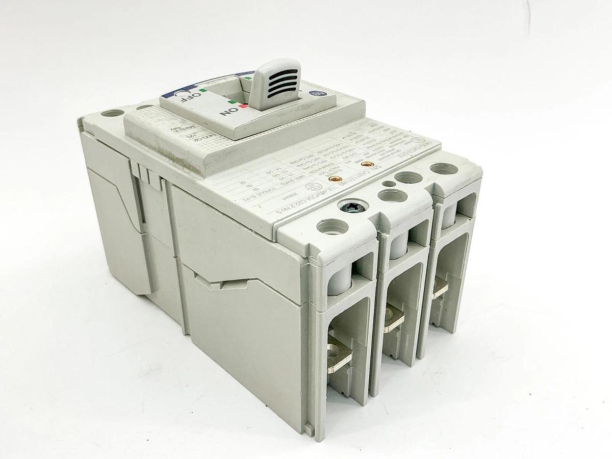 New Allen Bradley 140G-G2C3-D12 Molded Case Circuit Breaker 600Y/347V 125A Ser.A