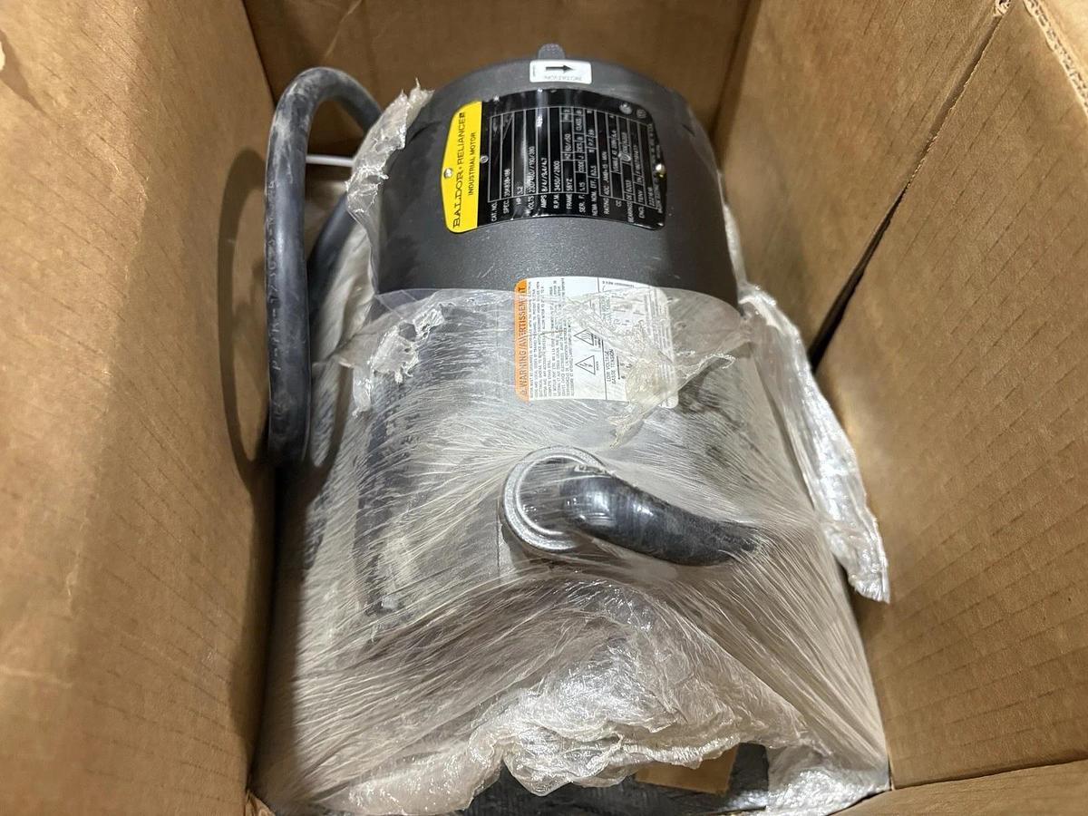 Baldor 2221616 3.2HP TENV Motor 230/460-190/380V 3PH 60/50Hz 3450/2800RPM 56YZ
