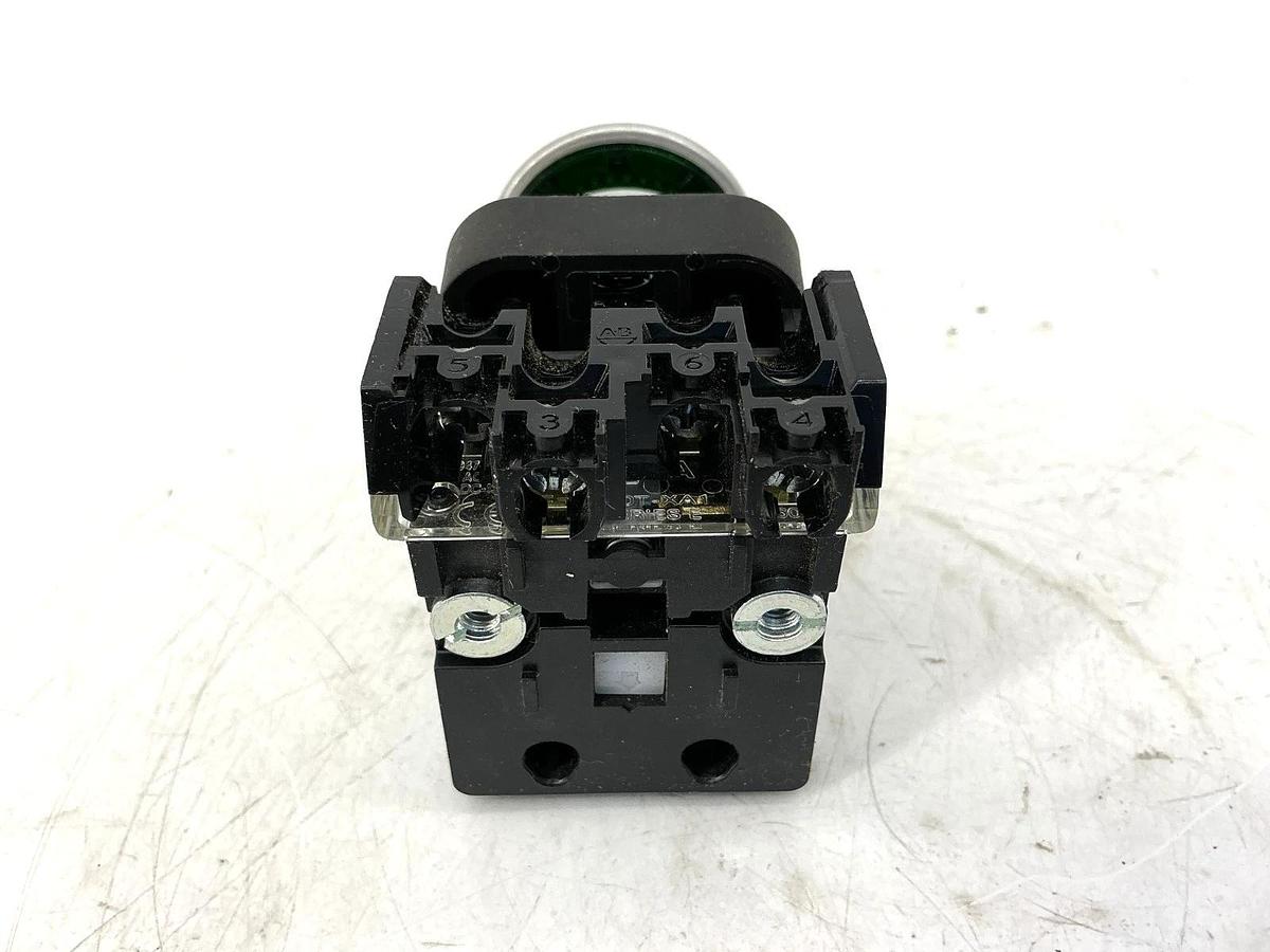 New Allen Bradley 800TC-FXQH2GA1 Ser U Push-Pull Device 2-Pos Green LED 12-130V