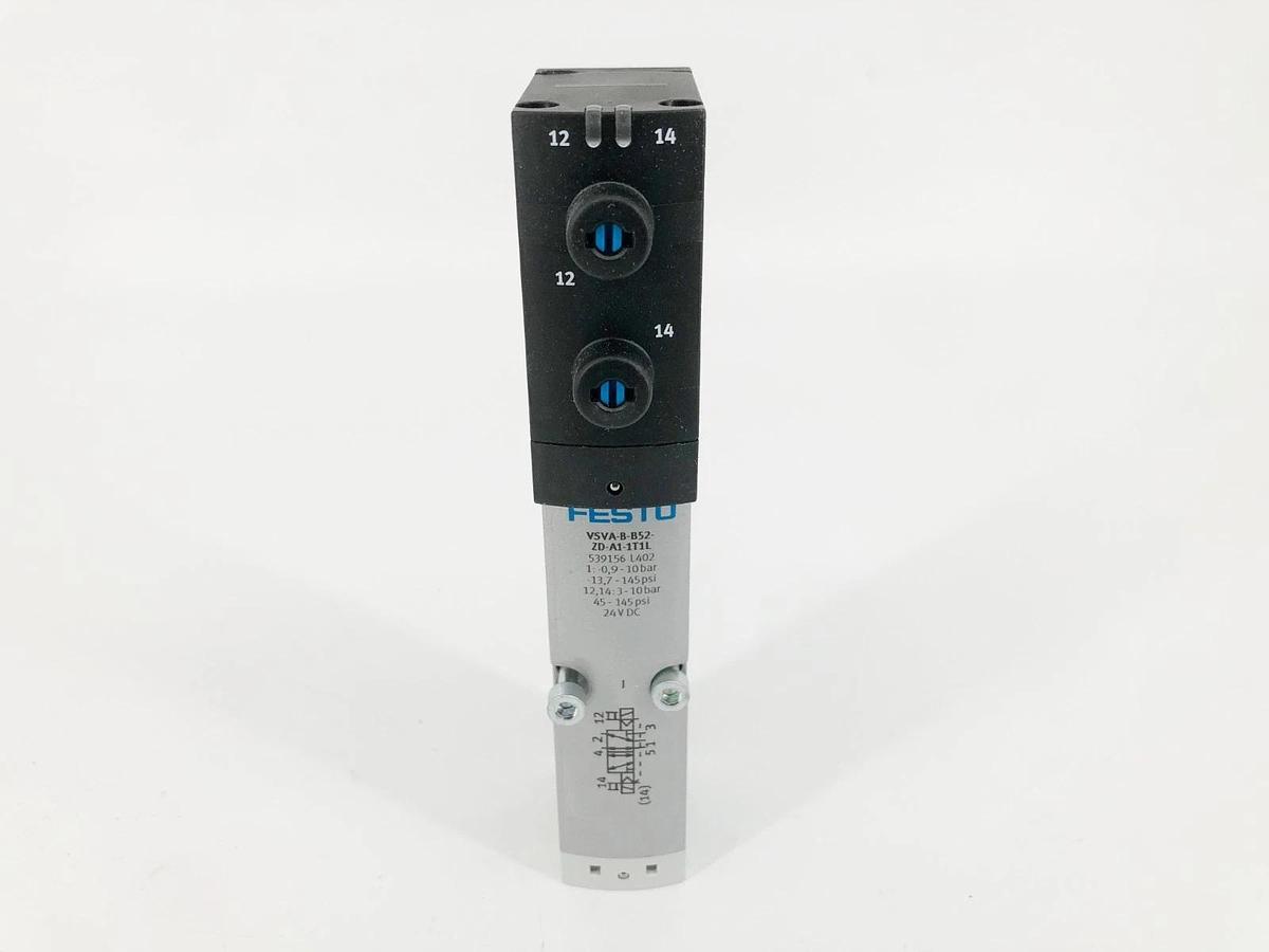 New Festo VSVA-B-B52-ZD-A1-1T1L Solenoid Valve 539156 145psi 24VDC