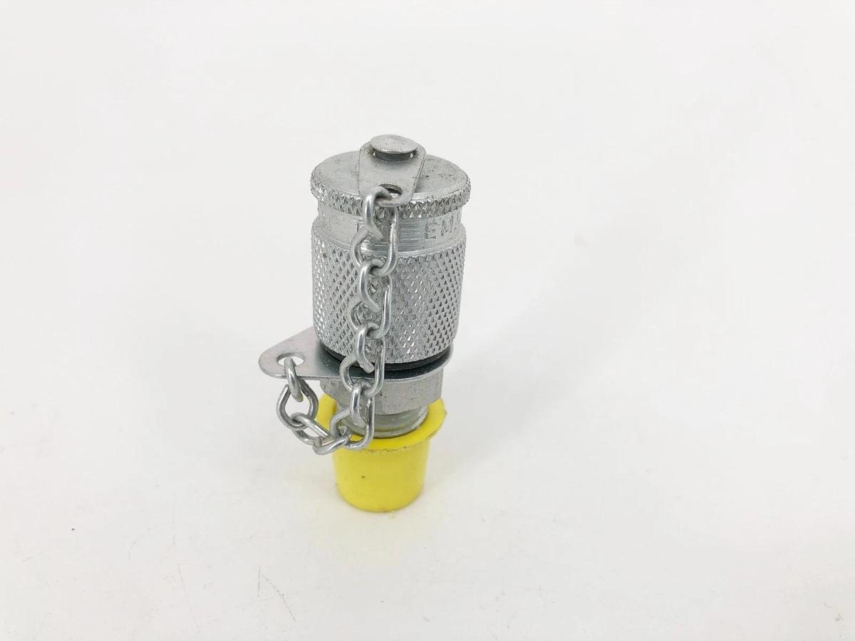 New Parker EMA3 Diagnostic Test Point Fitting Coupling w/ Cap - No Box