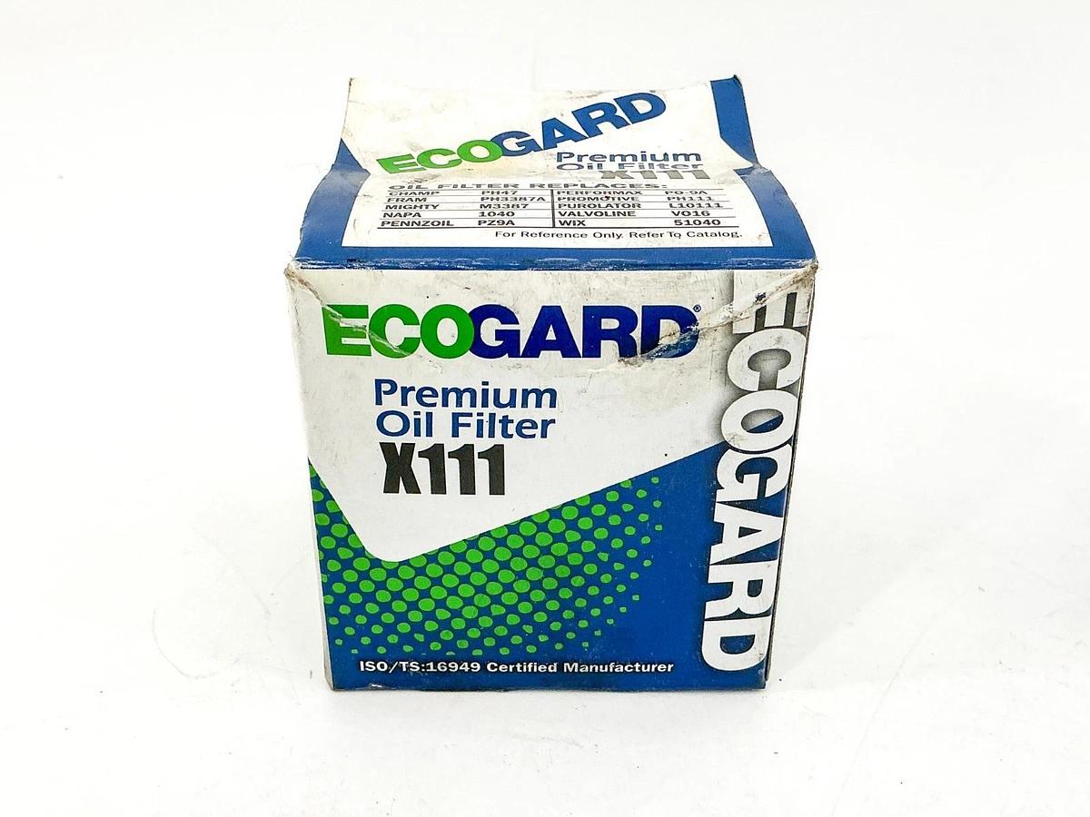 New Lot of 4 EcoGard X111 Oil Filter
