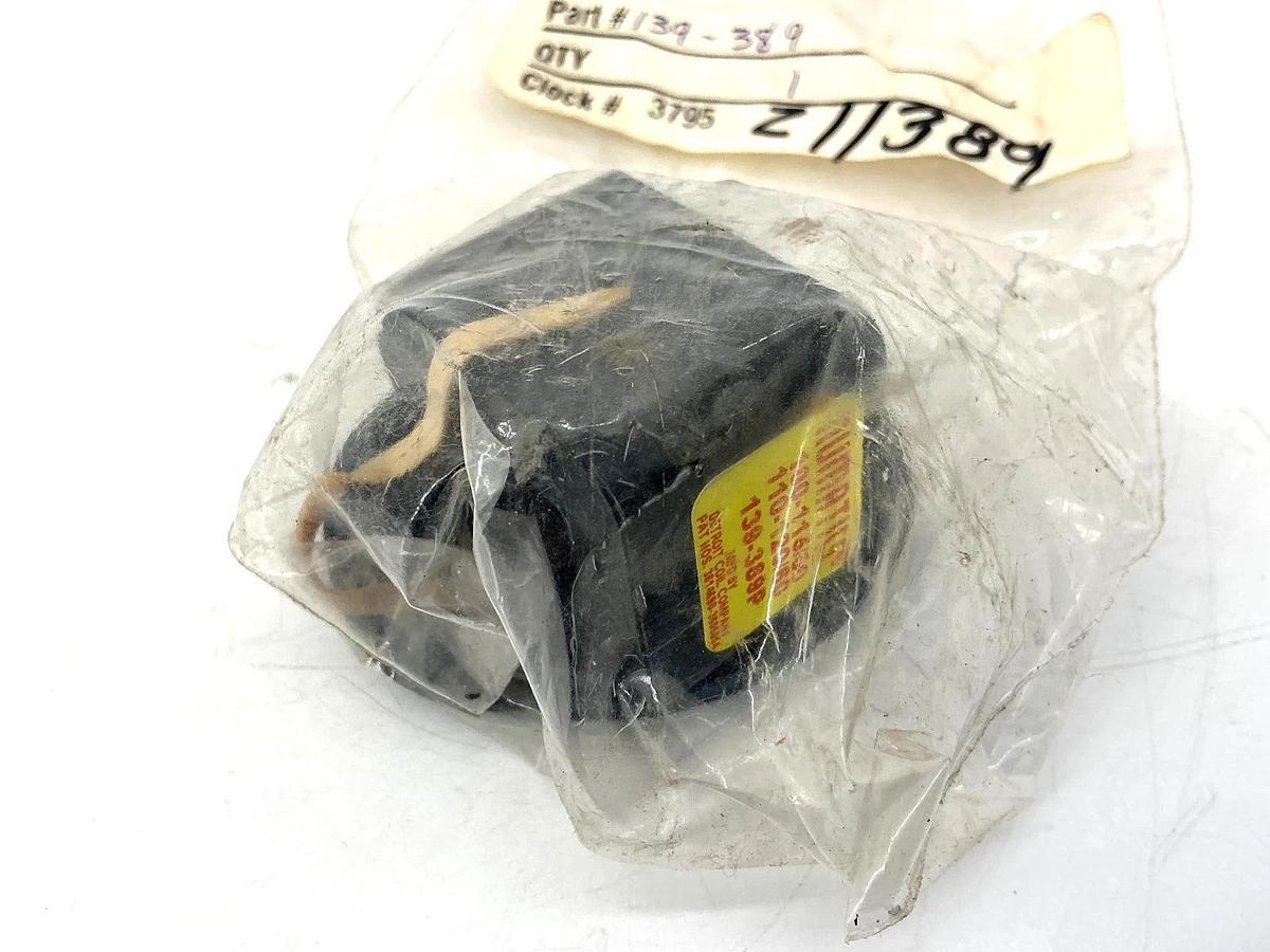 New Numatics 139-389P Coil 2-Wire 100/115/50 110-120/60 110/120V 50/60HZ 139389P