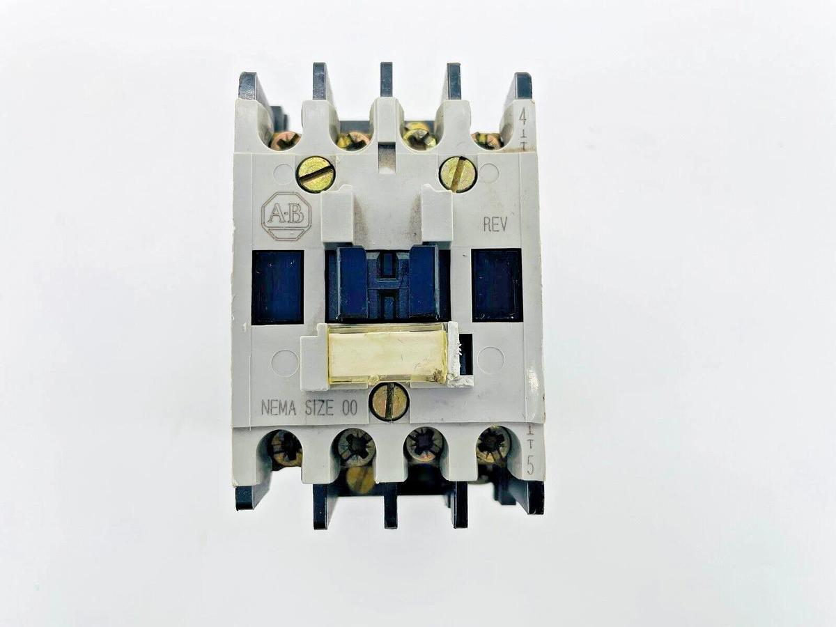 Used Allen Bradley 500-TOB94 Lighting Contactor Size 0 4P 440/480V Coil Ser B