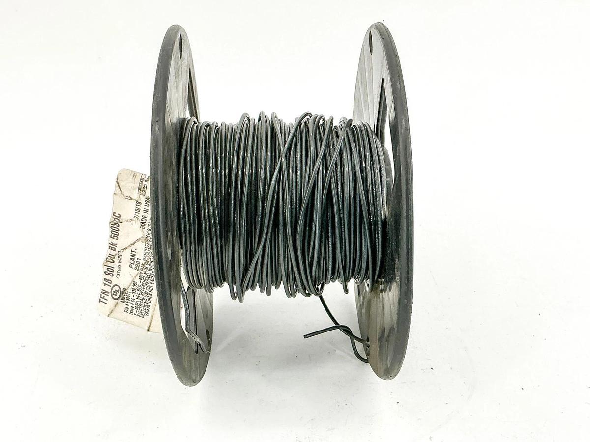 26977906 TFN 18 SOL CU BK Fixture Wire 120Ft+ 1.8LB