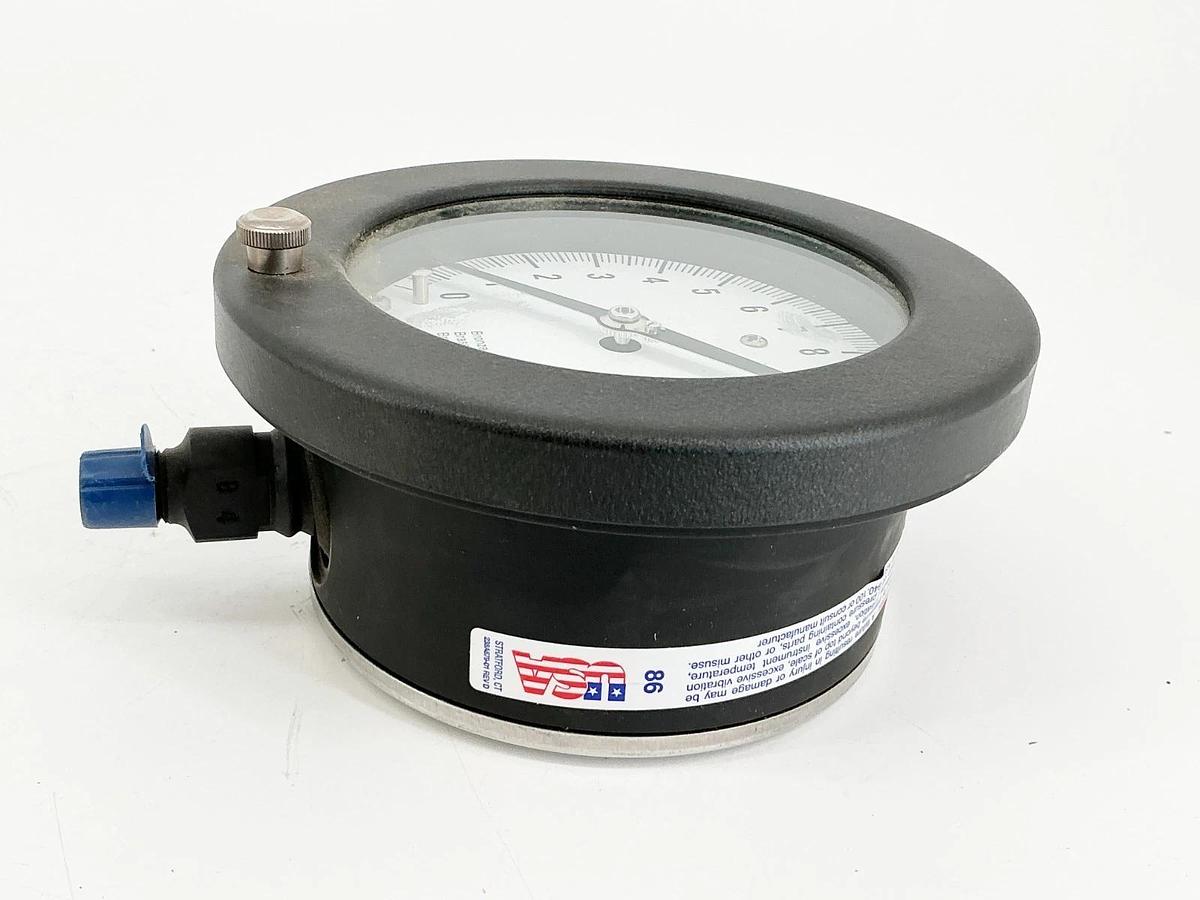 New Ashcroft 45-1377-AS-02L-15# Pressure Gauge 0-15PSI 4-1/2" BRZ Tube