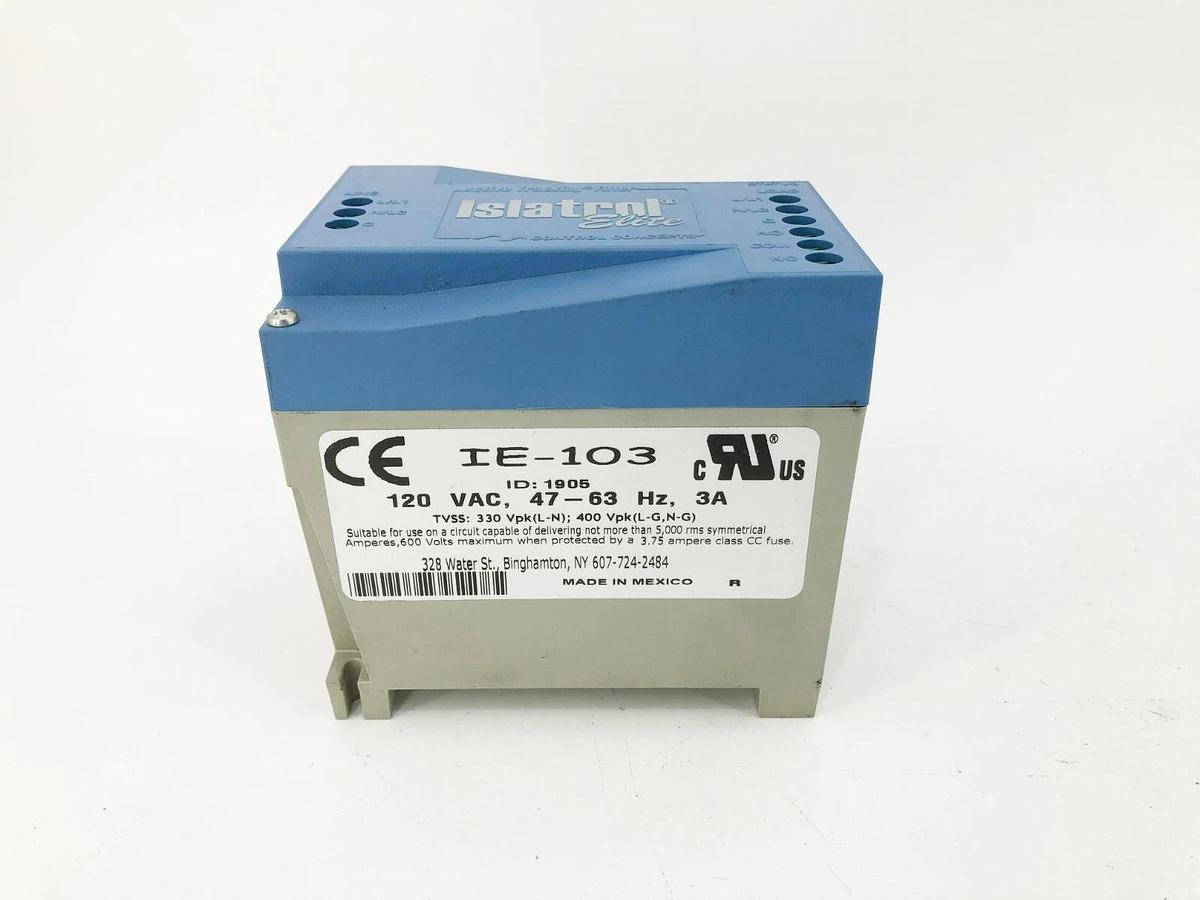 New Isatrol IE-103 Suppressor 120VAC 47-63Hz 3A - No Box