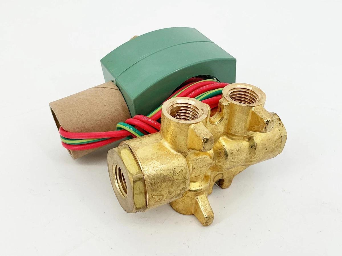 New Asco 8345G001 Solenoid Valve 100PSI 1/4" 11.6W 24VDC