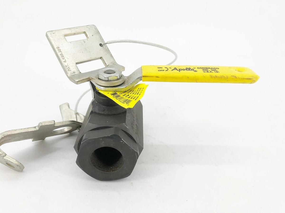 New Apollo 72-105-19 Threaded Ball Valve 1" 3000 CWP Full Port