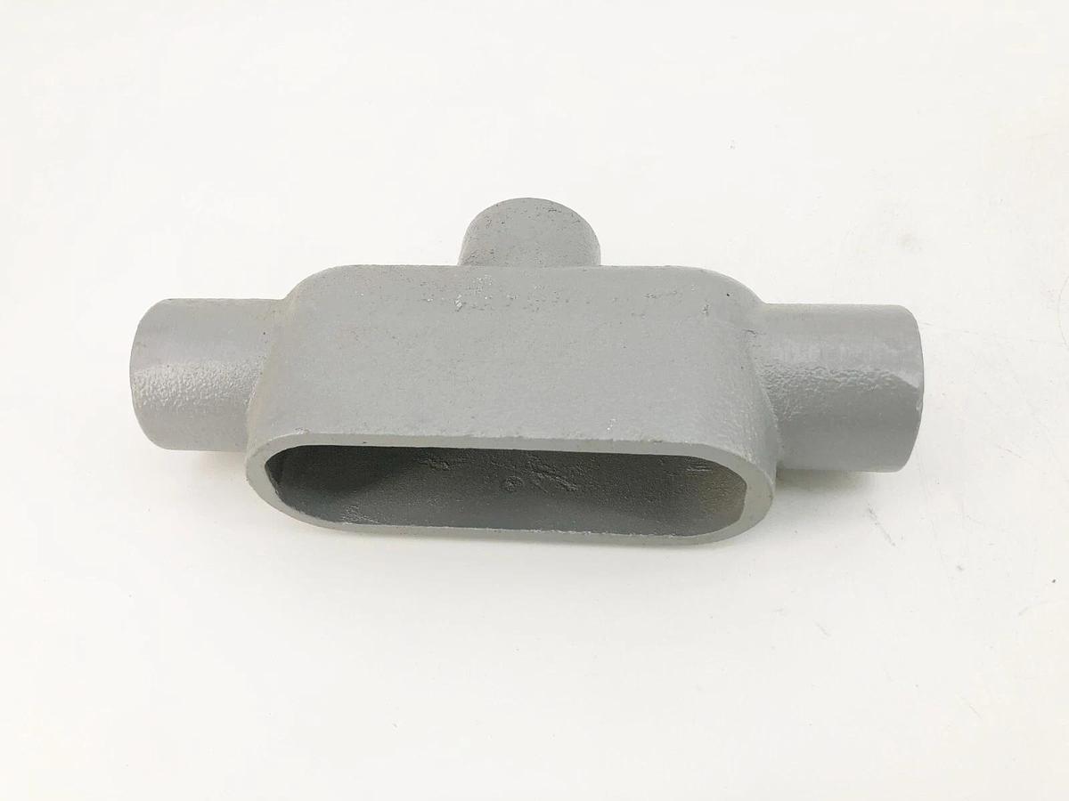 Lot of 2 New Killark TB37 1" Rigid Iron Conduit Outlet Bodies Duraloy 7