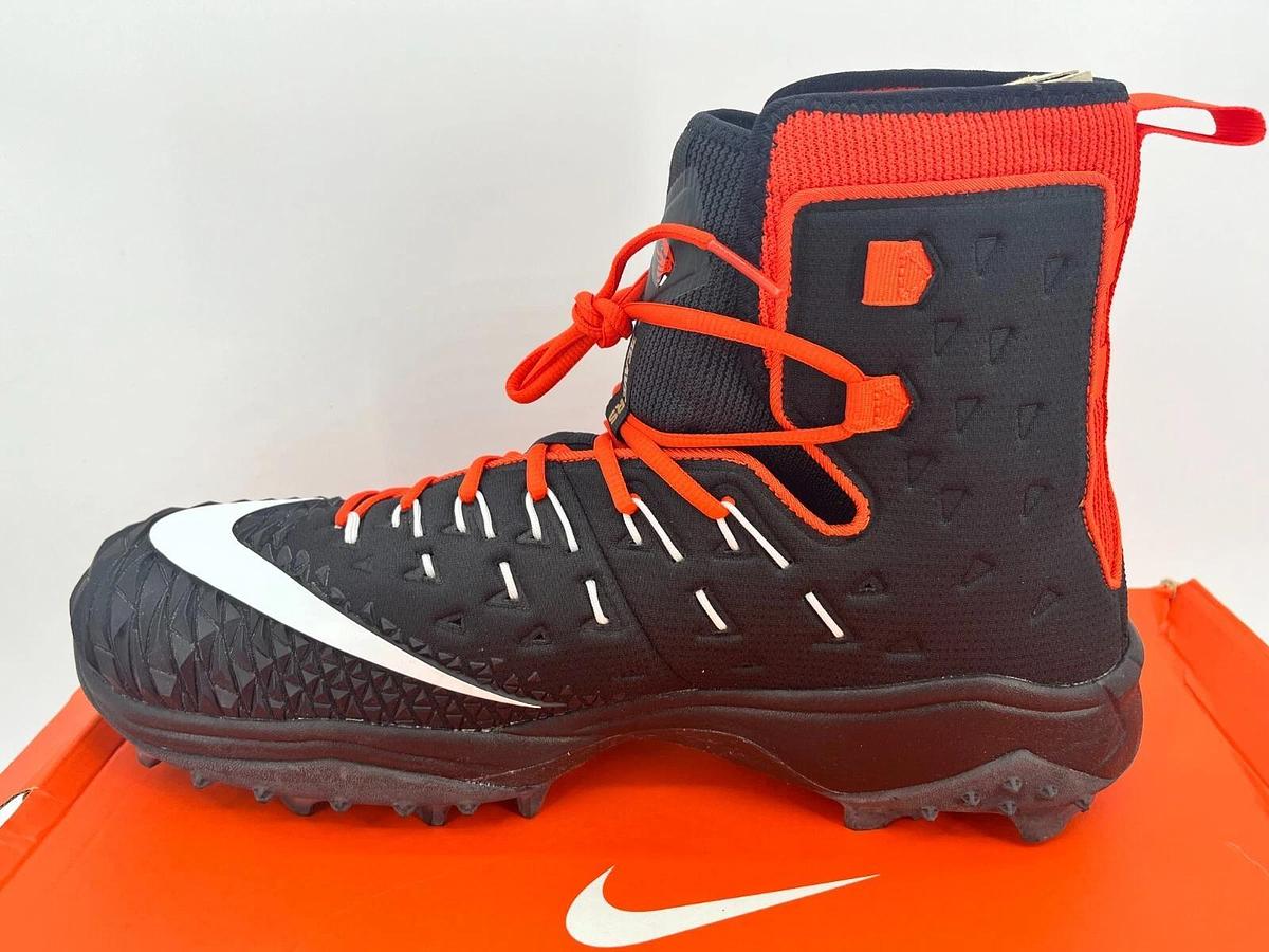 Nike Force Savage Elite Shark WD Blk/Orange S.16 OSU Beavers Promo Sample Cleats