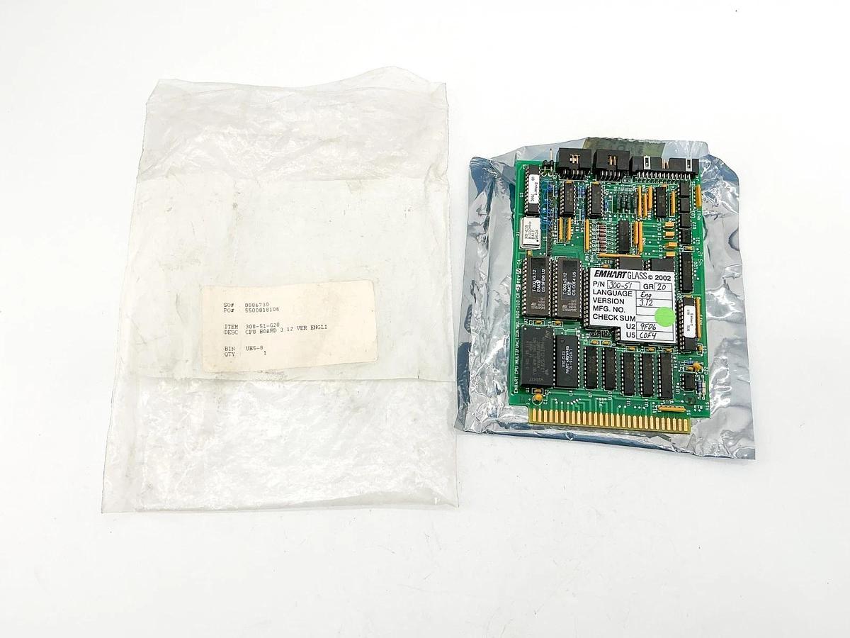 New Emhart Glass 300-51 CPU Board 300-51-G20