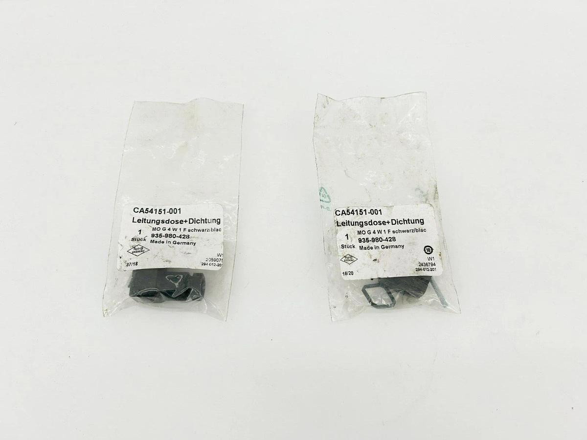 Lot of 2 New Leitungsdose + Dichtung CA54151-001 Cable Socket