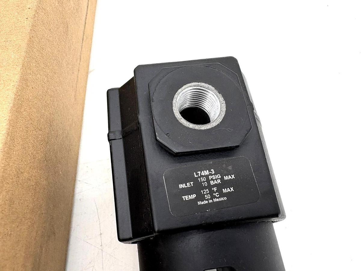 New Dixon L74M-3 Micro-Fog Lubricator 3/8" Ports 114SCFM 150PSI max