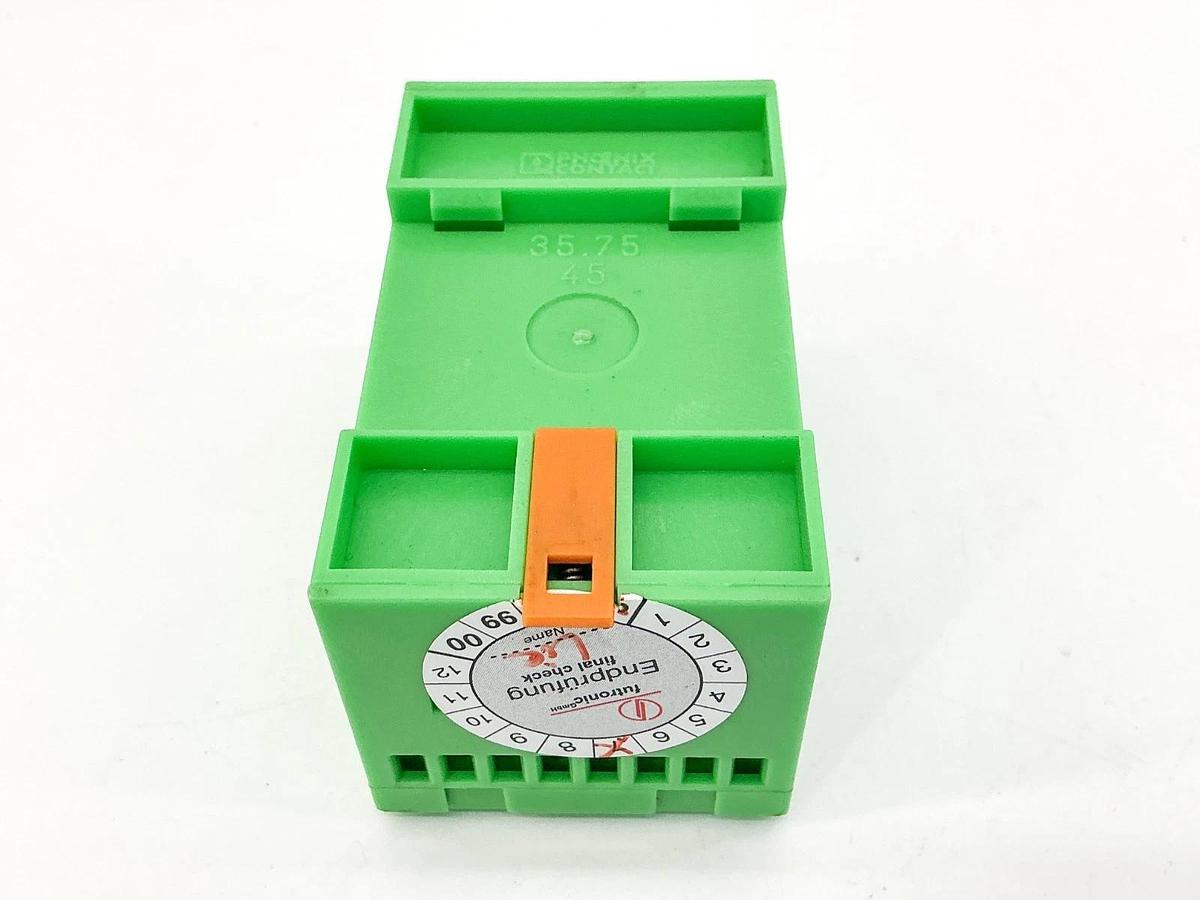New Lot of 2 Phoenix Contact 35.75.45 Terminal Block - No Box