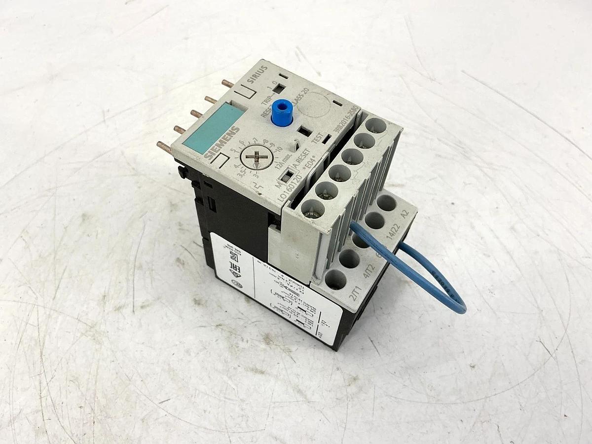 Used Siemens 3RB2016-2SB0 Overload Relay 5-Pole 3-12A 600VAC 50/60HZ