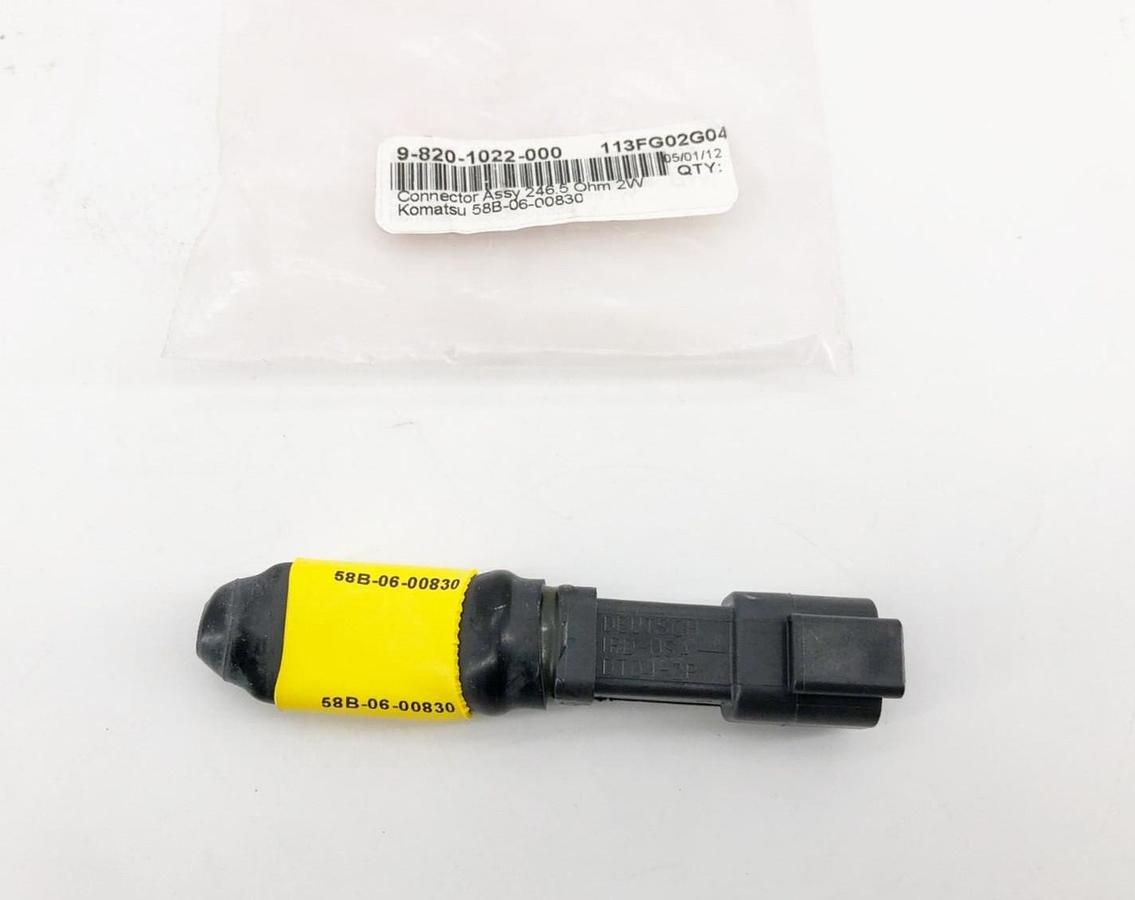 New Komatsu 58B-06-00830 Connector Assembly 246.5 Ohm 2W 9-820-1022-000