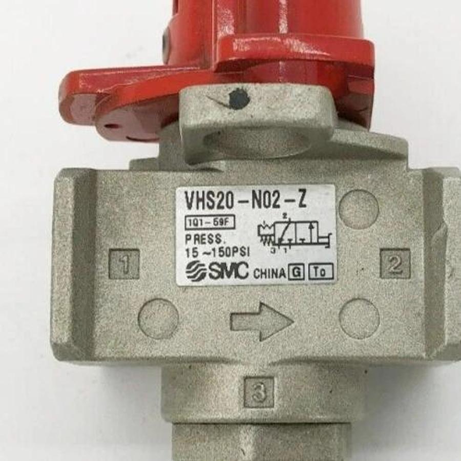 New SMC VHS20-N02-Z Manual Pressure Relief Valve 15-150psi