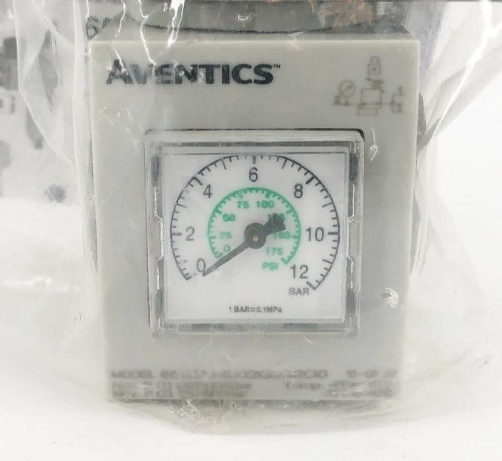 New Aventics 8651AM002G232G0 Manifold Regulator 7-125psig 1/4" NPTF
