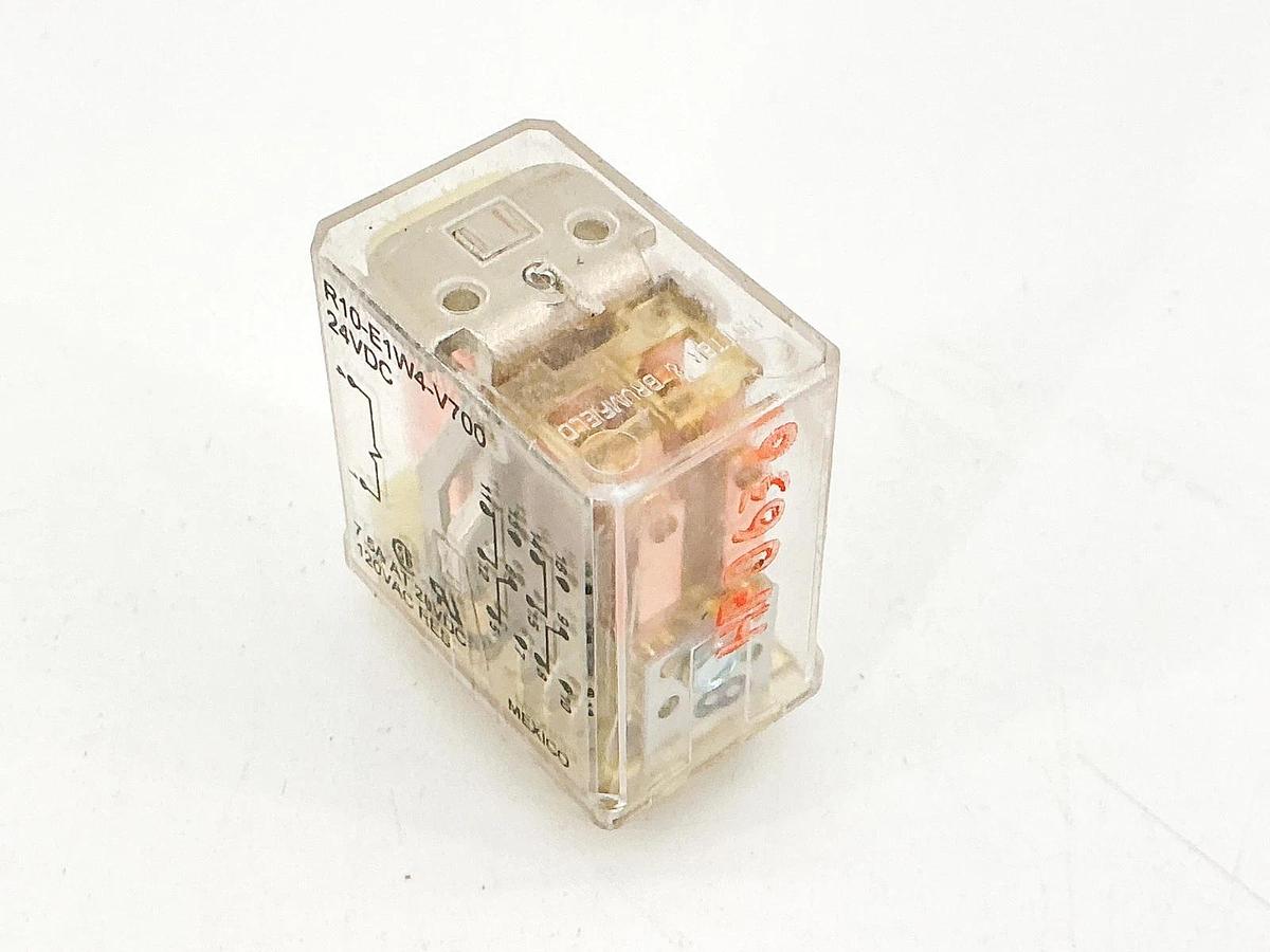 New Potter & Brumfield R10-E1W4-V700 Power Signal Relay 24VDC 7.5A