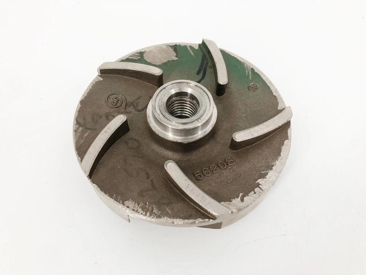 New Goulds 3196 Impeller w/ O-Ring 5-Vane 316SS 1X1-1/2-8 56208 - No Box