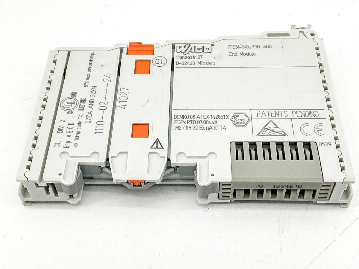 New Wago 750-600 End Module - No Box