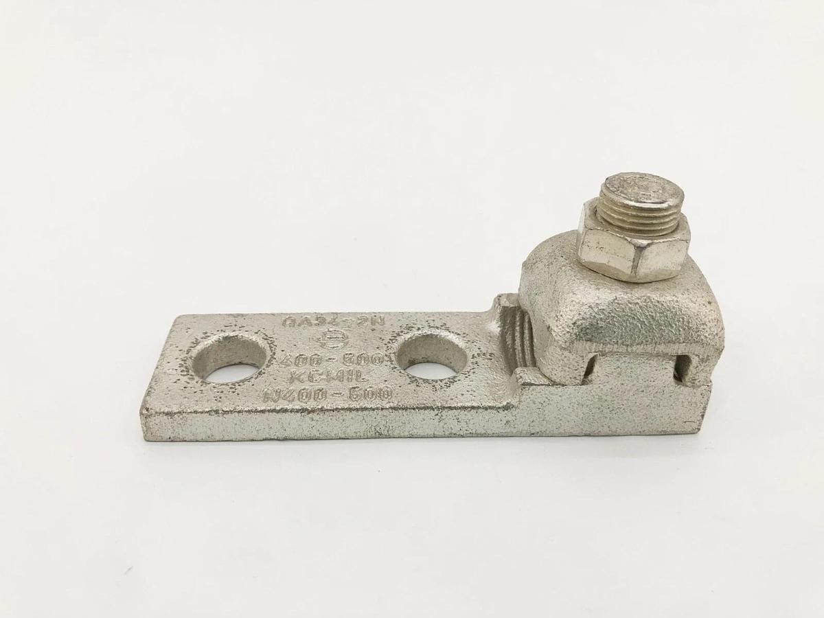 New Burndy QA34-2N Terminal Grounding Lug 400-500 KCMIL 2-Hole 1/2" - No Box