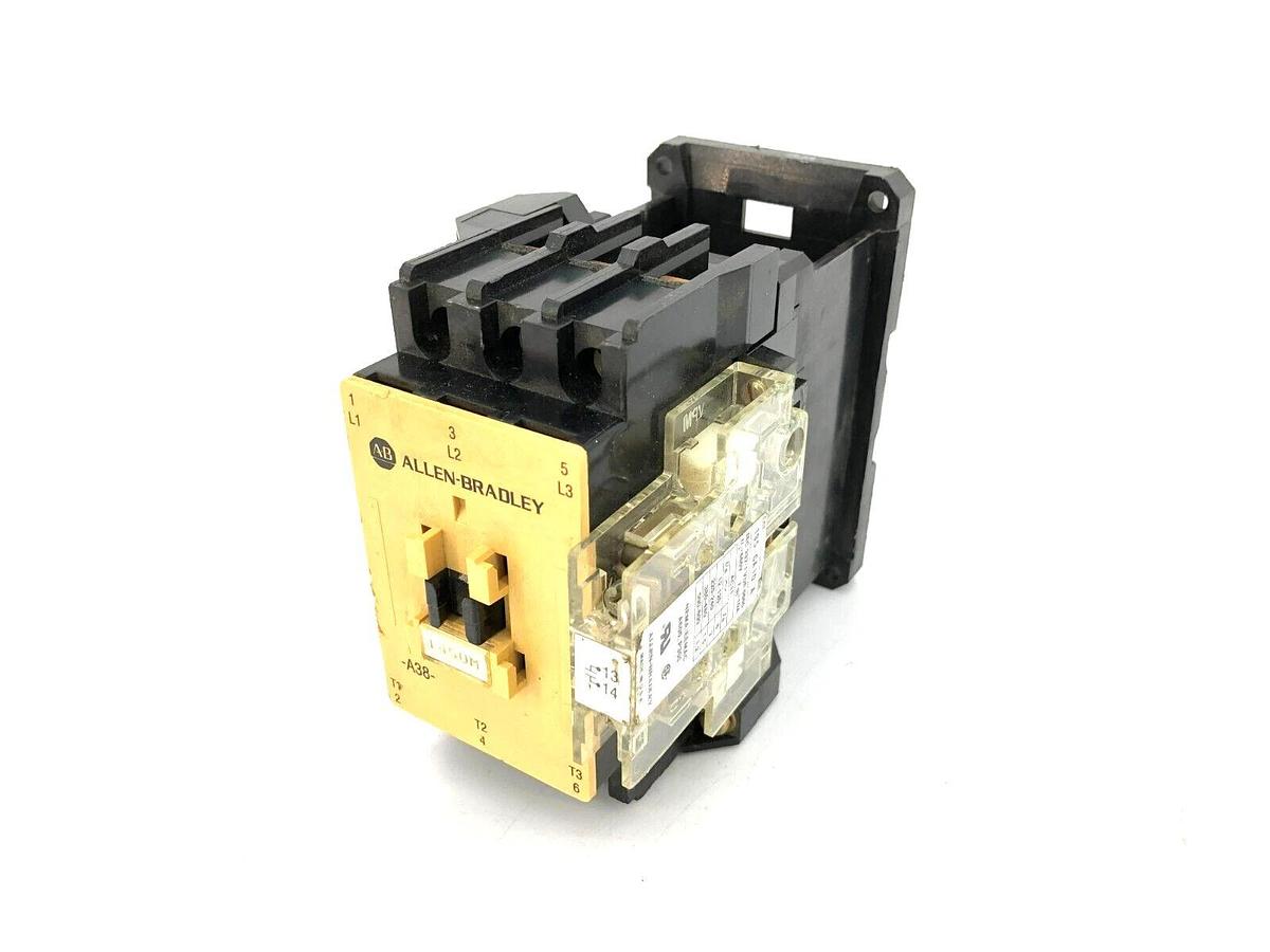 Used Allen Bradley 100-A38N*3 Ser. C Reversing Contactor (Coil Not Included)