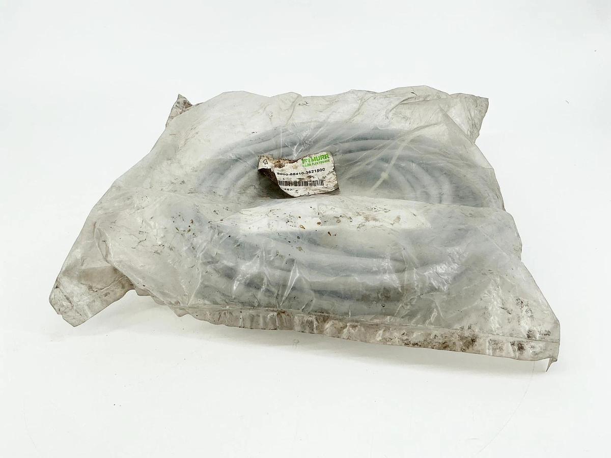 New Murr 8000-88410-3621500 Exact12 4 Pole Moulded Cable 24V 8XM12