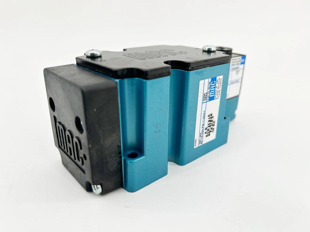 New MAC Valves 6311D-000-PM-112DA Solenoid Valve 120Vac 50/60Hz 150PSI