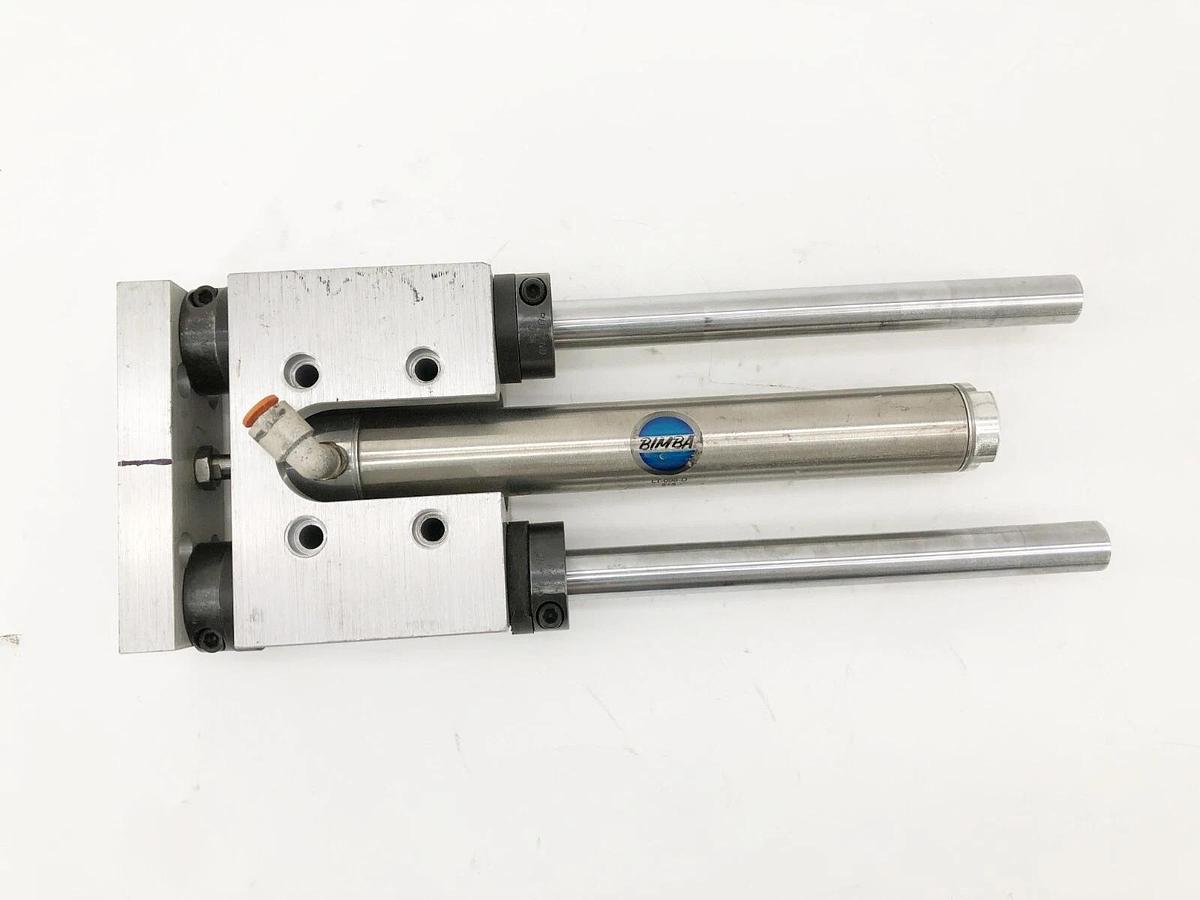 Used Bimba TE-096-EB2 Pneumatic Linear Thruster Actuator 1-1/16" Bore 6" Stroke