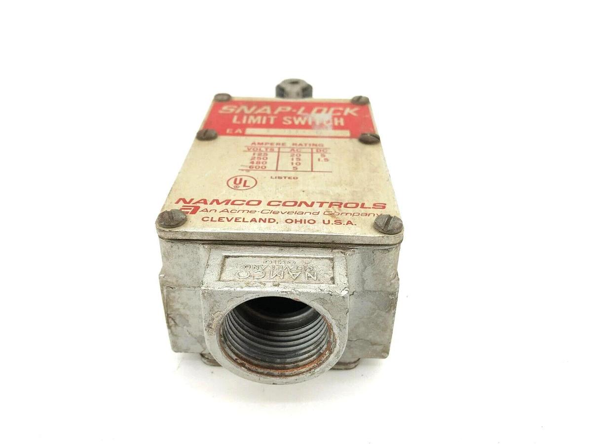 Used Namco Controls EA170-11100 Snap-Lock Limit Switch 600VAC