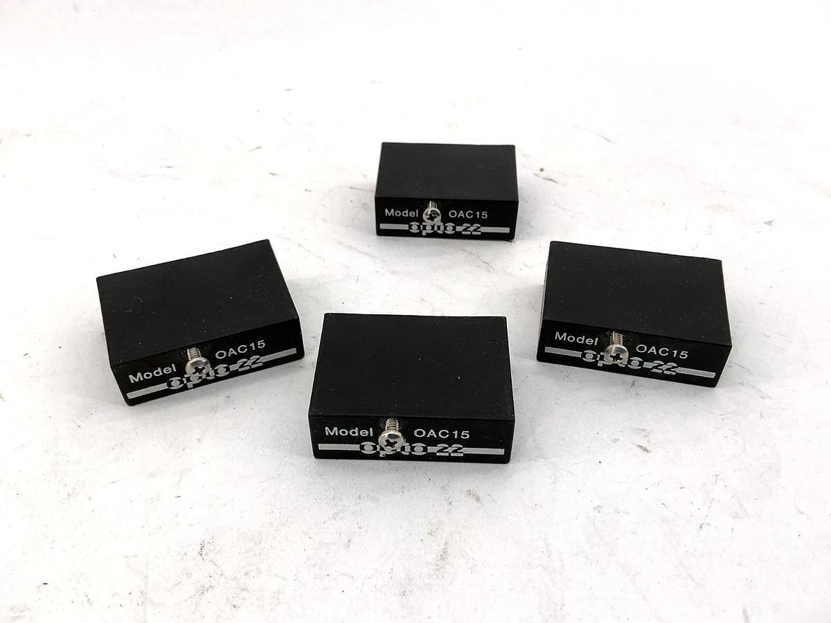 Used Lot of 4 OPTO 22 OAC15 I/O Module Current Rating 3A 4-Pin