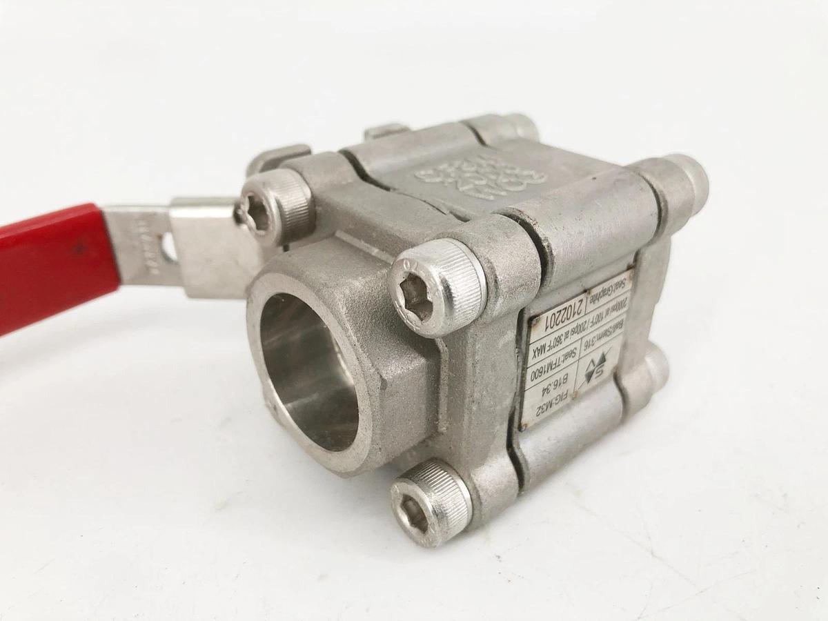 New Sesto Valves M32N-0T-S60F-L Ball Valve 3/4" 2000WOG B16.34 - No Box