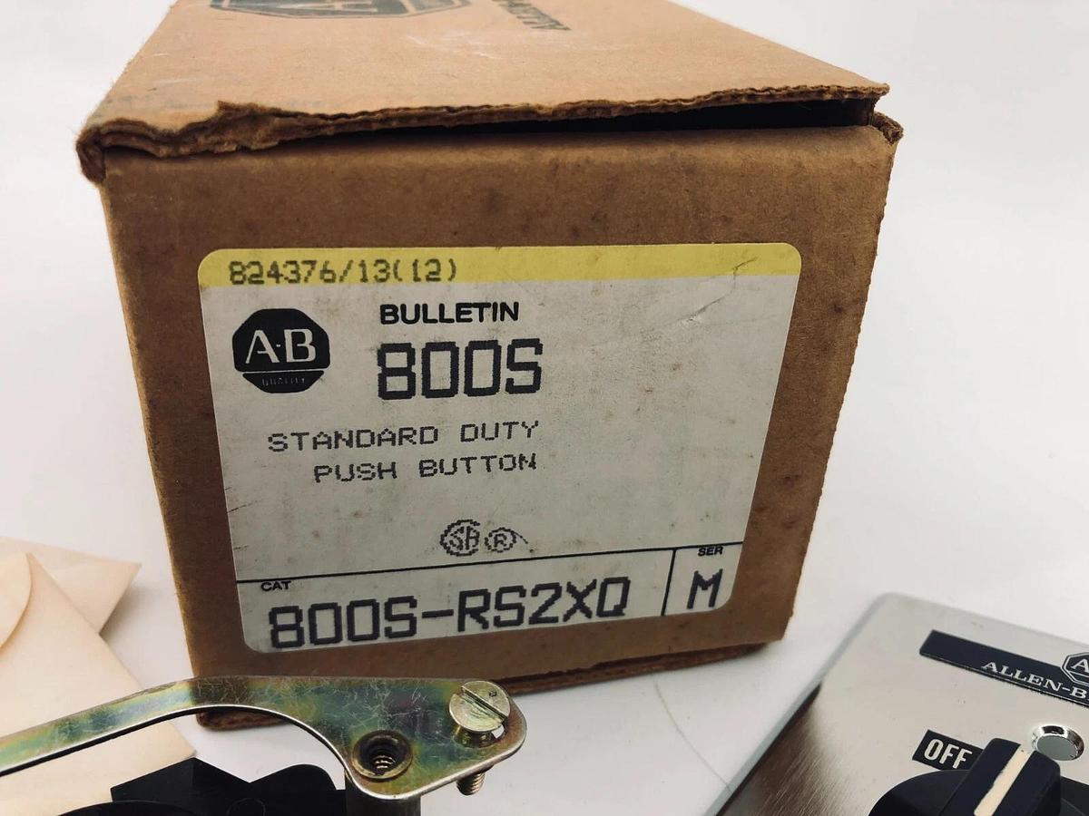 Allen Bradley 800S-RS2XQ Push Button On-Off Standard Duty