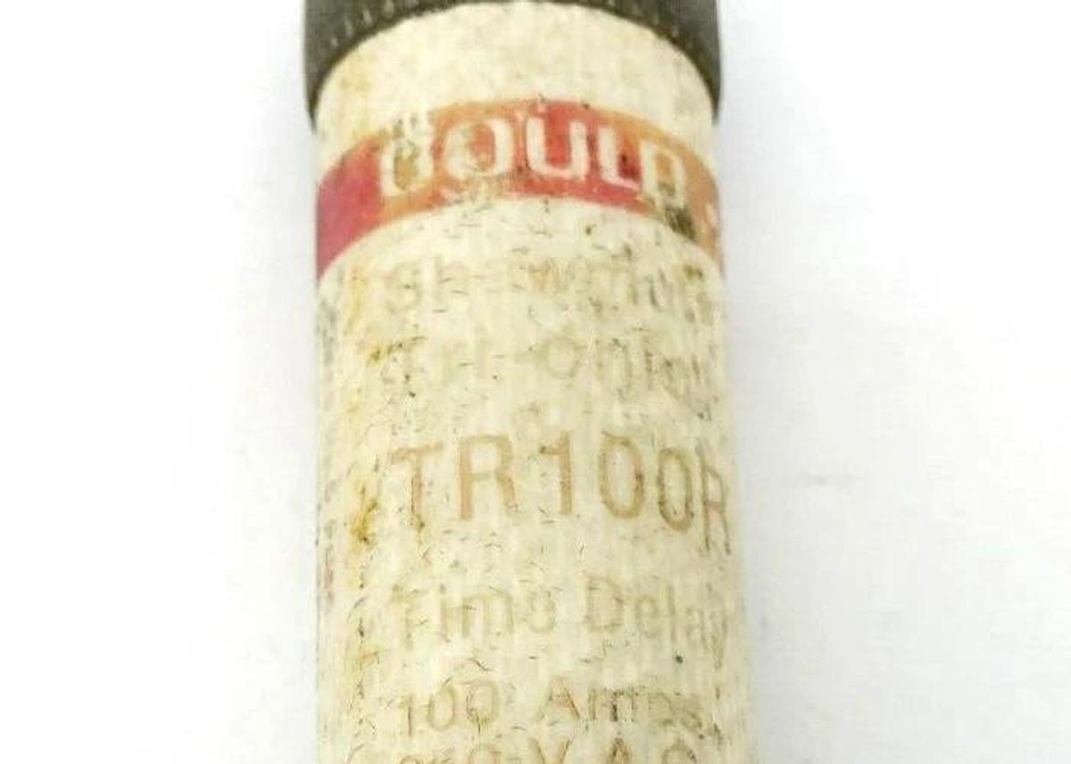 New Gould Ferraz Shawmut TR100R Time Delay Fuse 100A 250VAC