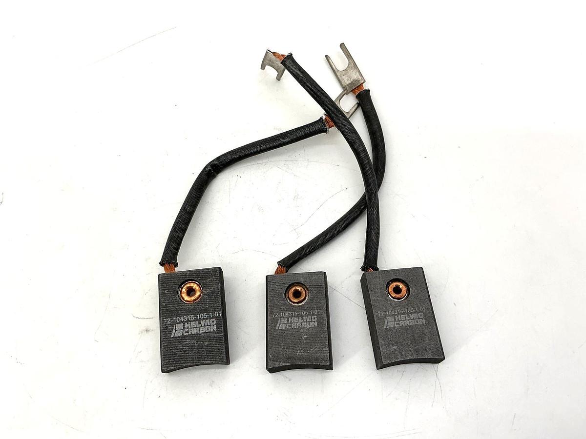 Lot of 3 New Helwig Carbon 72-104315-105-1-01 Carbon Brush 72104315105101