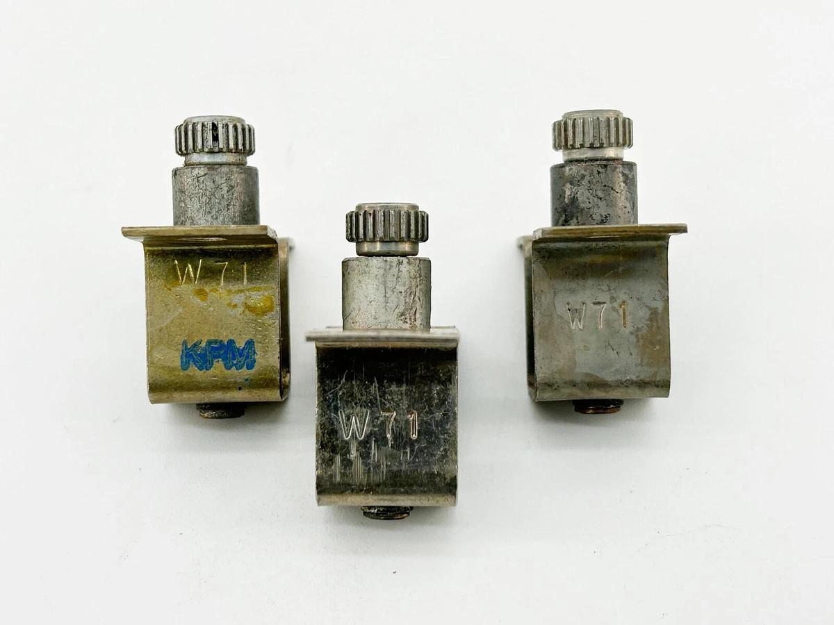 Used Lot of 3 Allen Bradley W71 Overload Heater Element W Seires