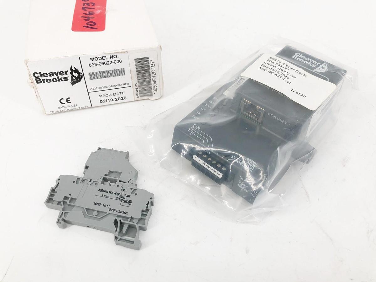 New Cleaver Brooks 833-06022-000 ProtoNode Gateway FPC-N34-1631