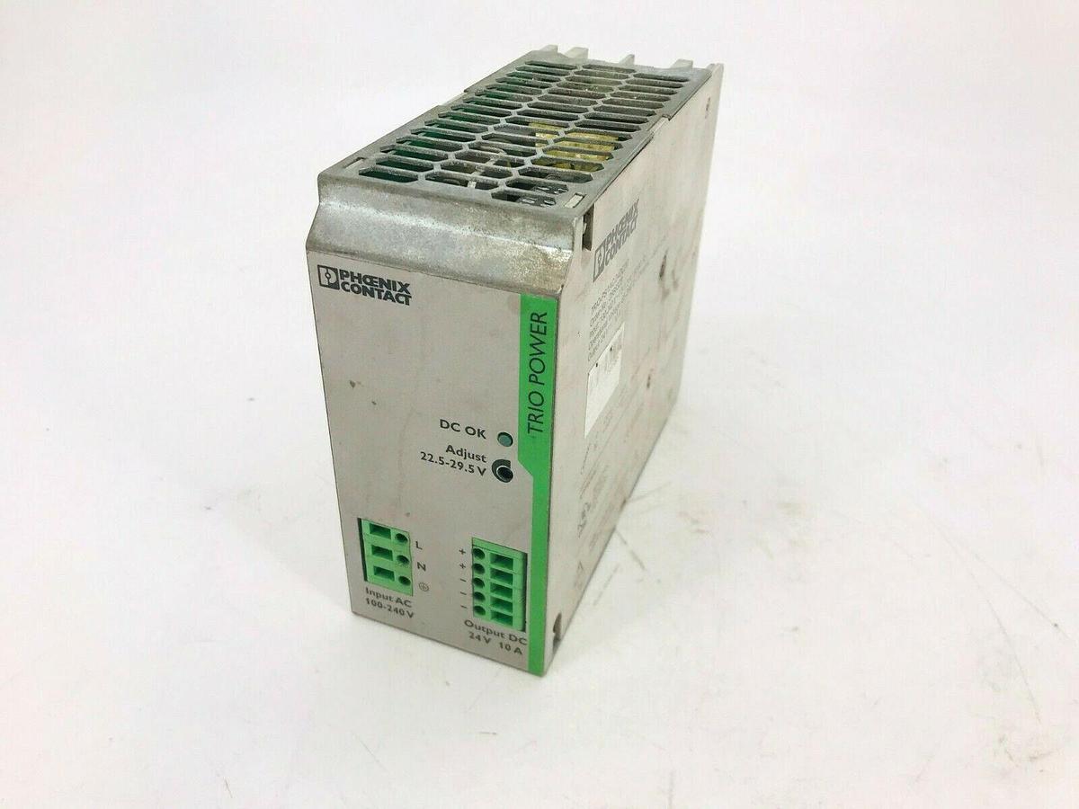 Used Phoenix Contact Trio-PS/1AC/24DC/10 Primary-Switched Power Supply