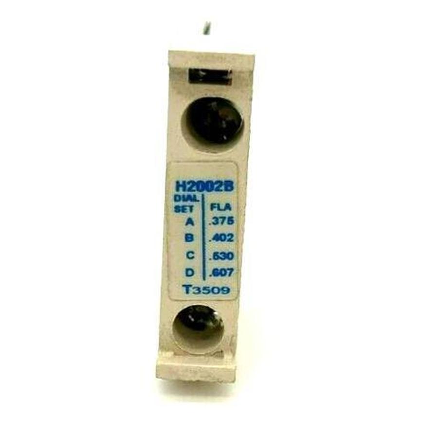 Lot of 9 New Eaton Cutler-Hammer H2002B Heater Packs, .375-.607 AMP - No Box