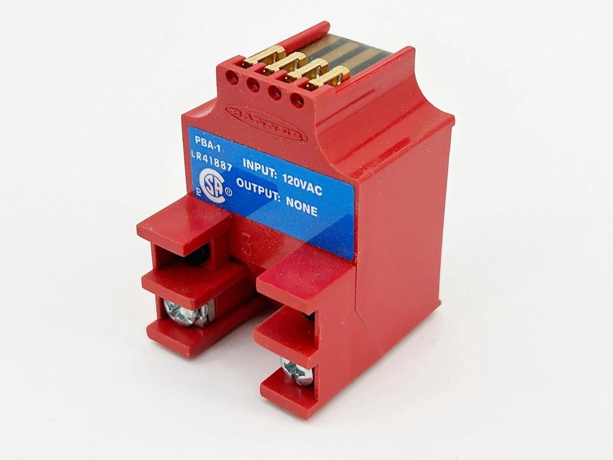 New Banner Engineering PBA-1 Wire Power Block 105-130VAC 16385