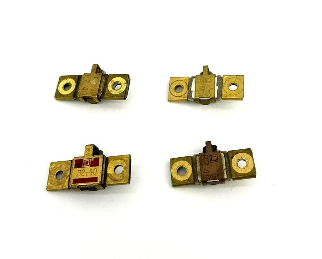 Lot of 4 New Square D B2.40 Heater Overload Relays
