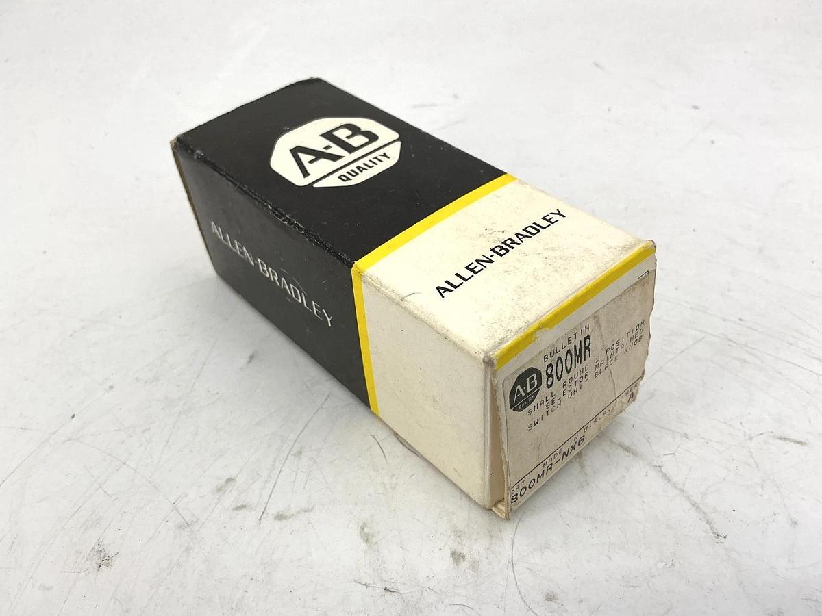 New Allen Bradley 800MR-NX6 Ser A Round Selector Switch 2Pos Maintained