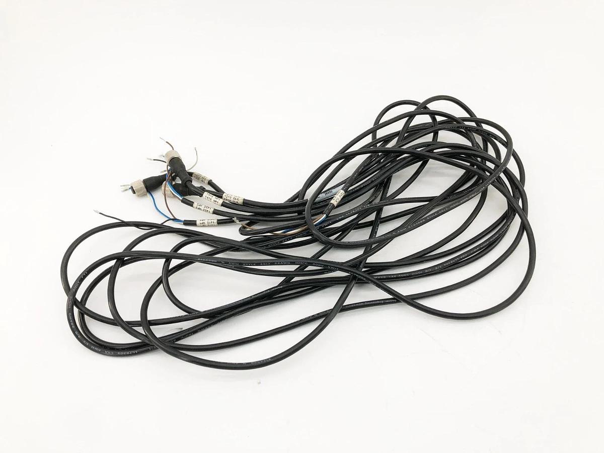 Used Lot of 3 Banner Engineering MQDC-415 Cordsets M12 Female 4-Pin 9FT.