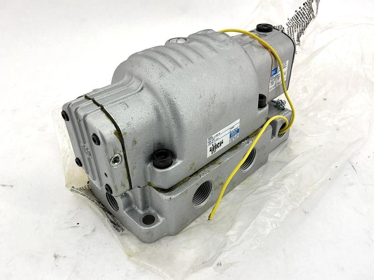 New Mac Valves 1321G-111D-15 Solenoid Valve 4/2-Way Sub base 3/4inch Fem NPTF