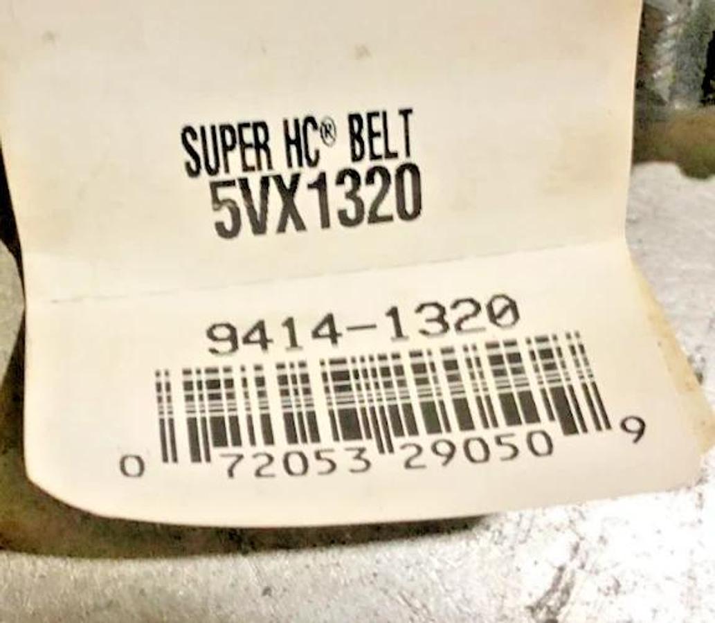 New Gates 5VX1320 Super HC Cogged V-Belt 9414-1320 - No Box