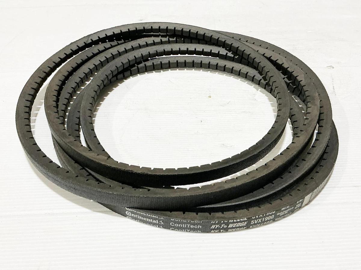 New Continental 5VX1900 Cogged Belt 190" Length 5/8" Width - No Box